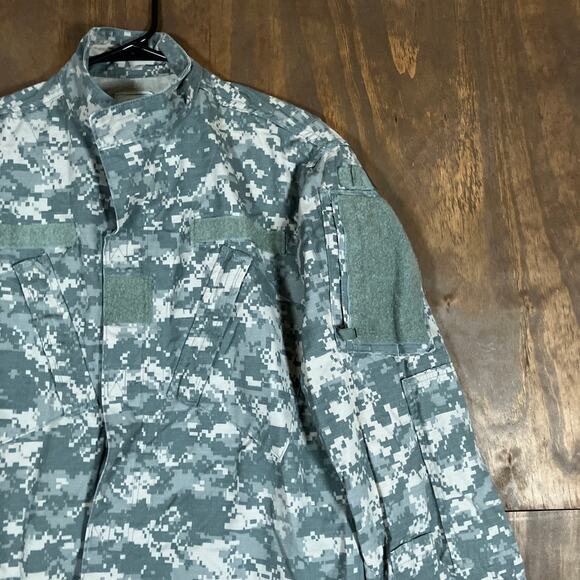 Military Army Combat Unisex Coat Green Camouflage Uniform Digicam Medium Regular - Picture 5 of 13